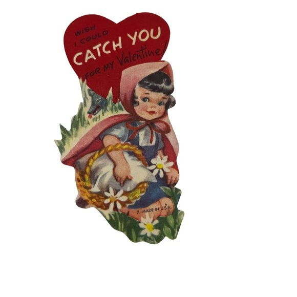 Lot of 5 Vintage Ephemera Items Christmas Card Babys Christening Valentines - Picture 13 of 13